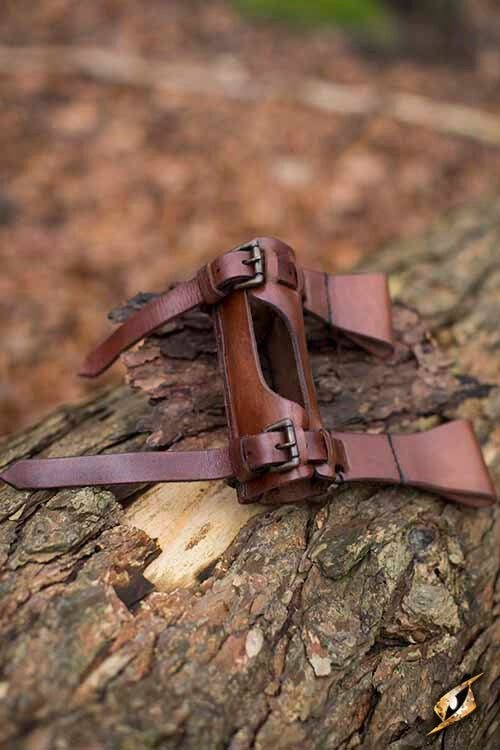 LARP justerbar holder, brun 