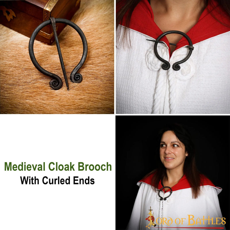 Hoefijzerfibula met spiralen, ijzer