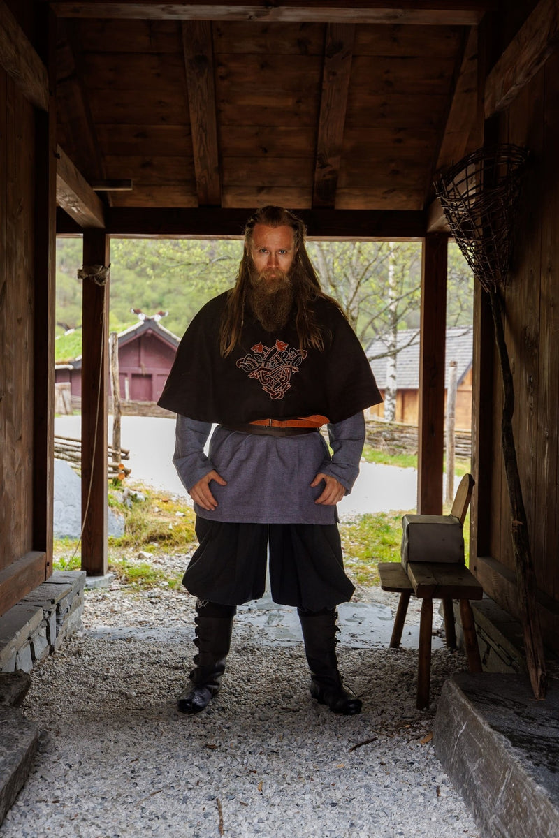 Viking kaproen Bjomolf, wolmix, bruin