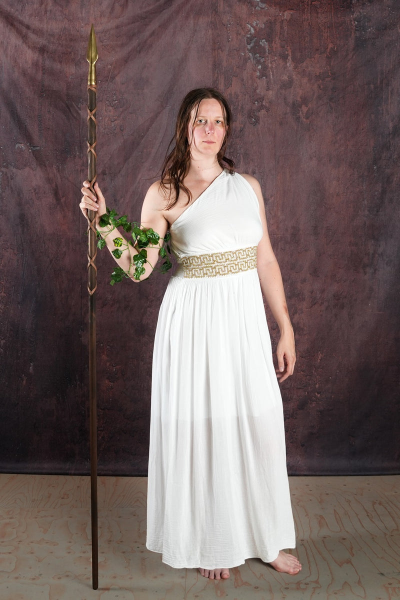 Goddess Dress Gaia, white