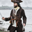 Piratenjacke Teach, braun