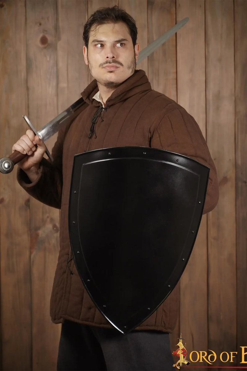 Middeleeuws ridder schild donker