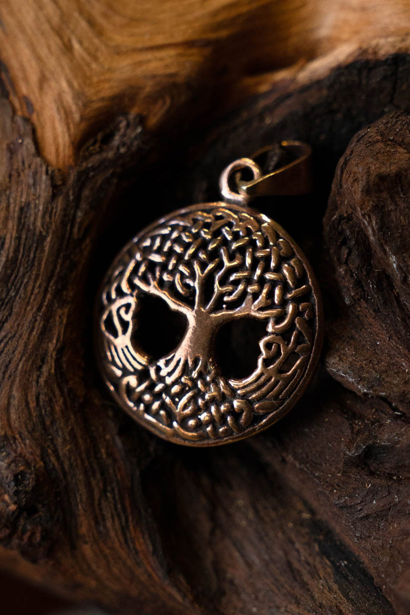 Geknoopte levensboom, brons