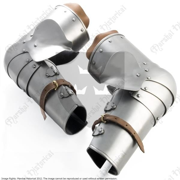 Avambrazos 1390-1450 ‘S18’, armadura de brazo, 1.6 mm 