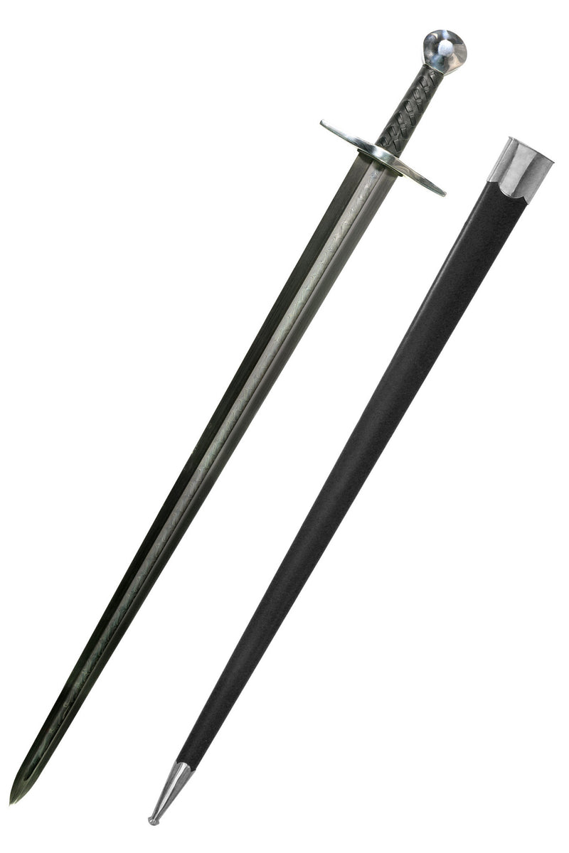 Sir William Marshall Sword with damascus steel blade, sharp