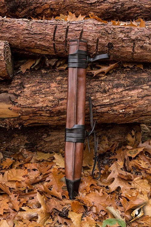 GRV fodero per spada, M, destro, marrone 