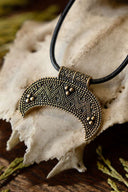 Rusvik Lunula Amulett klein, Bronze 