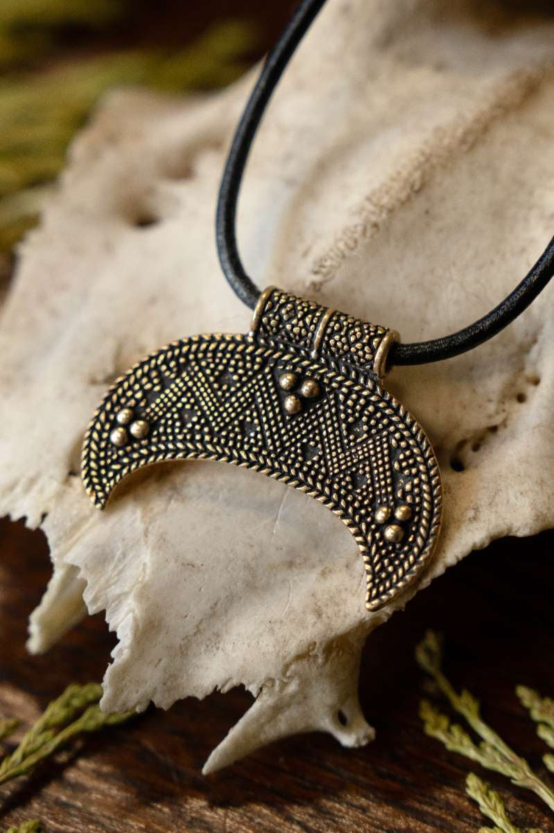 Rusvik Lunula Amulett klein, Bronze 