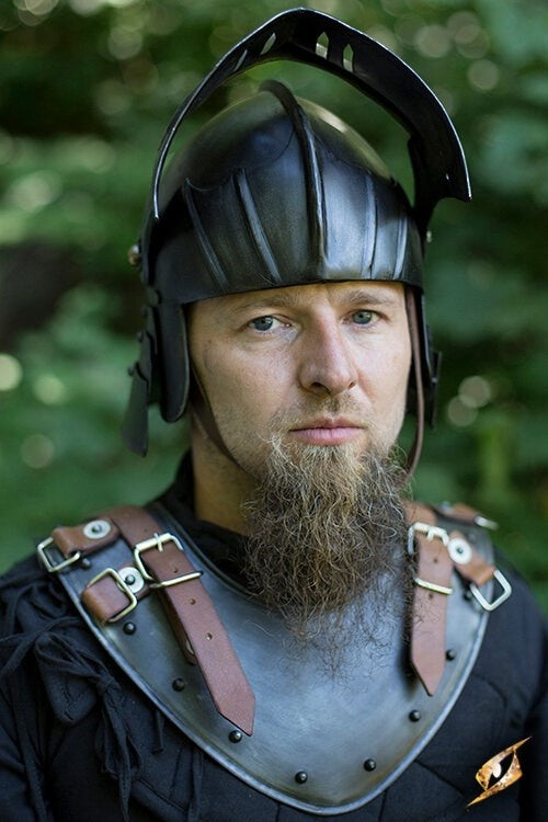 Gorgerin Guerrier, patiné, 1 mm 