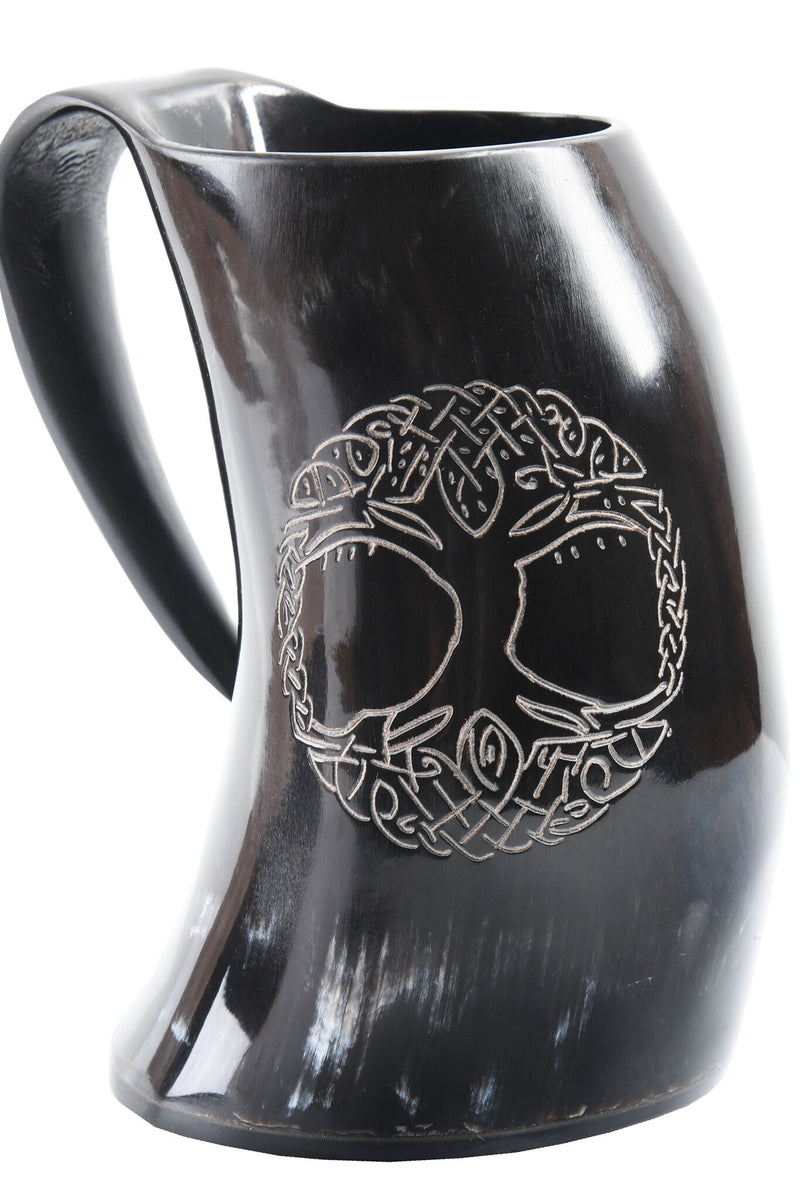 Hoornen beker Yggdrasil, 650-1000 ml