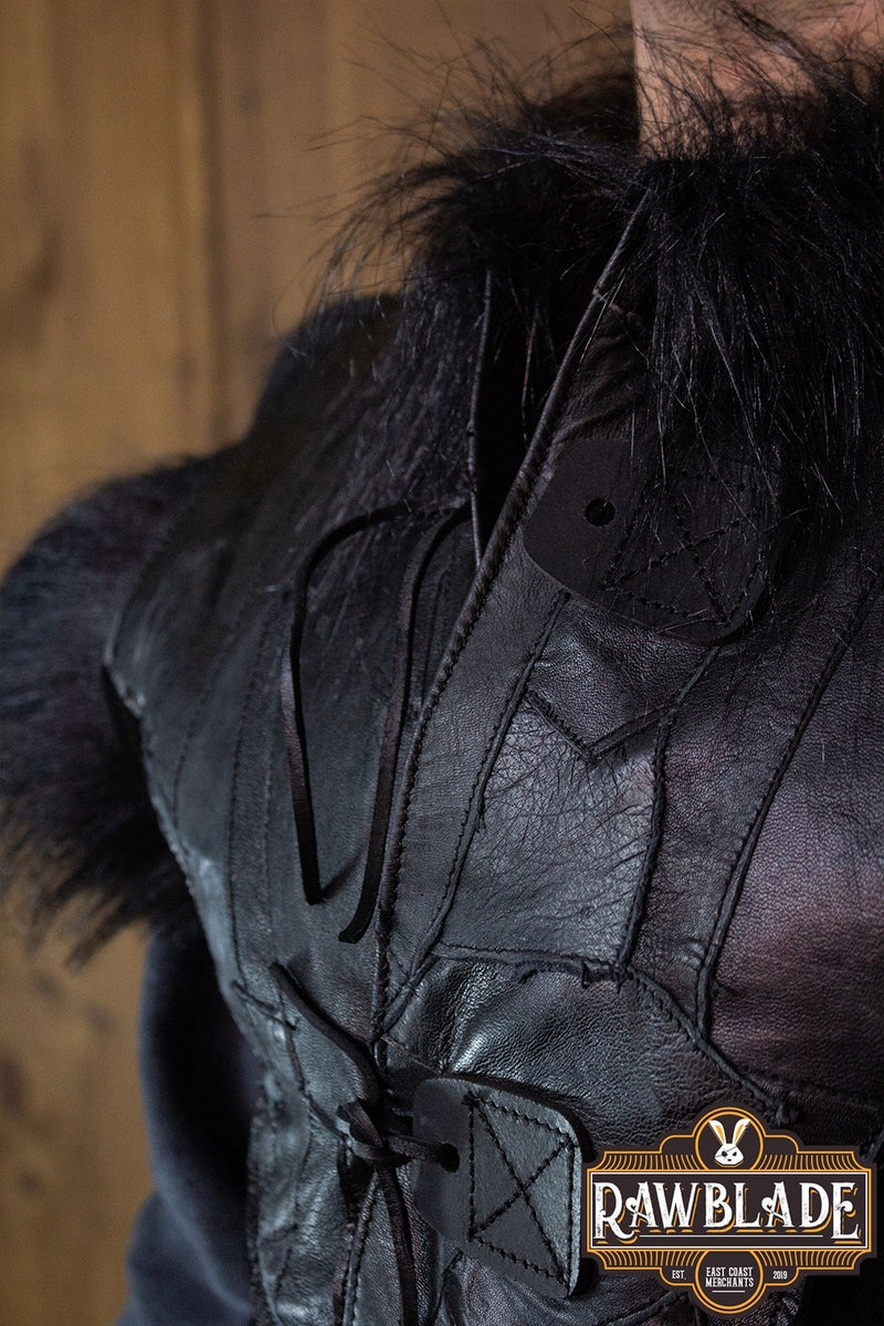 Rabenlederwams, schwarz 