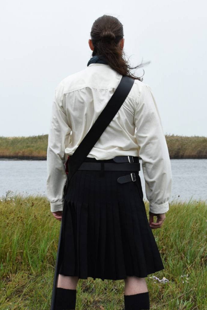 Schotse kilt, zwart
