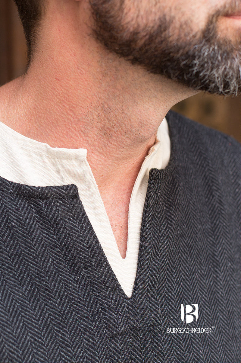 Vissengraattuniek Tyr, zwart, wolmix