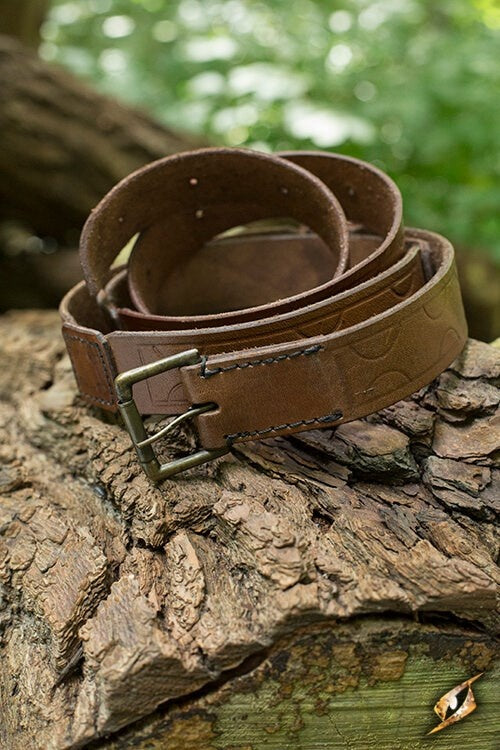 Leren riem Aruthia, 160 cm, bruin