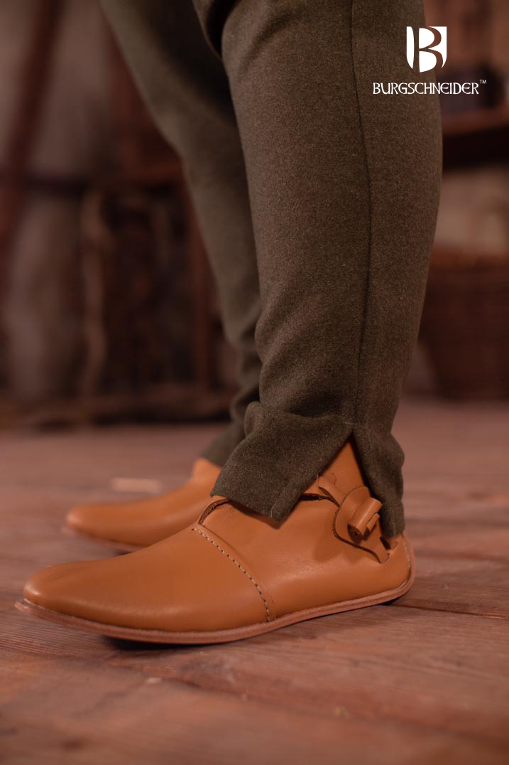 Dames broek Skjoldehamm, olijfgroen, wolmix