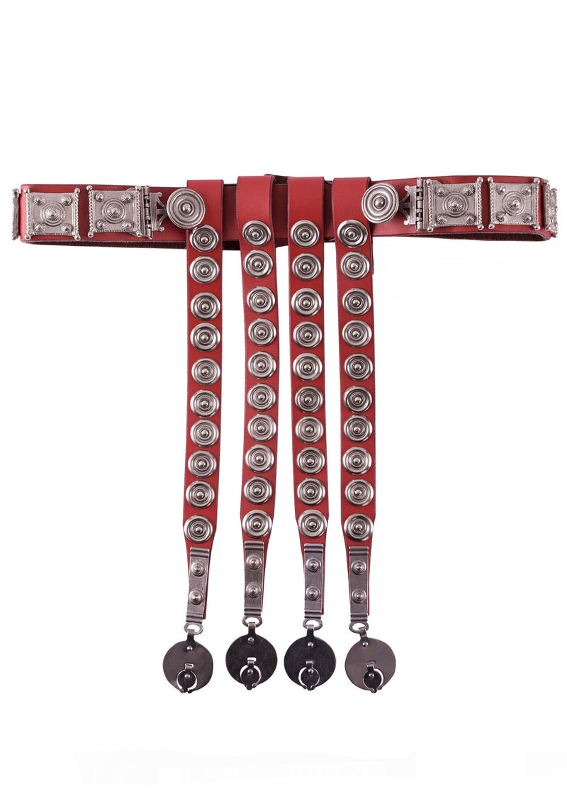Romeinse cingulum Mainz rood, 134 cm