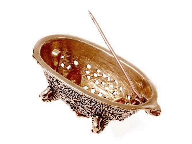 Viking sköldpaddsbrosch Birka, grav 860, brons, pris per styck 