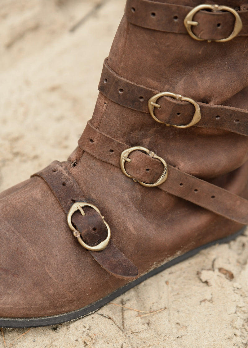 Laarzen met gespen, bruin