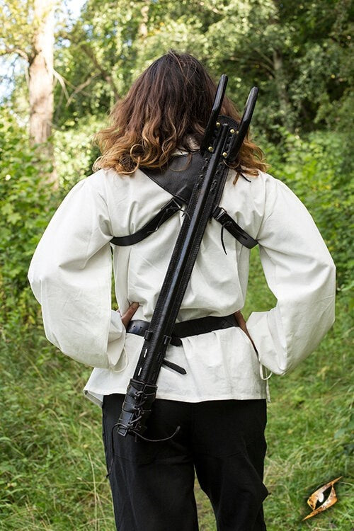 LARP funda de espalda Sky Hook, marrón 