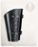 Artemis leren bracer S, onderarmbeschermer, zwart