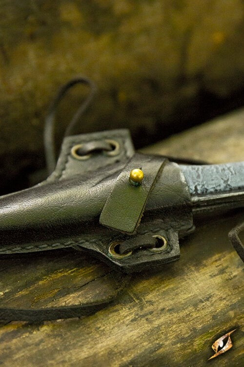 GRV coltello da assassino con supporto, nero 