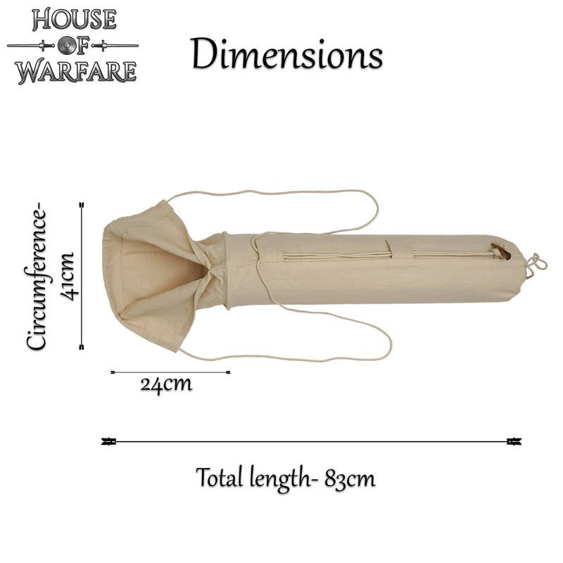 Laatmiddeleeuwse stoffen pijlkoker