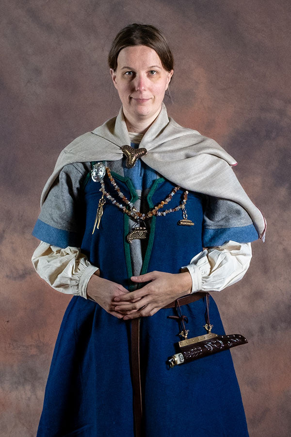 Rusvik Viking klä Katarzyna, blå-grön 