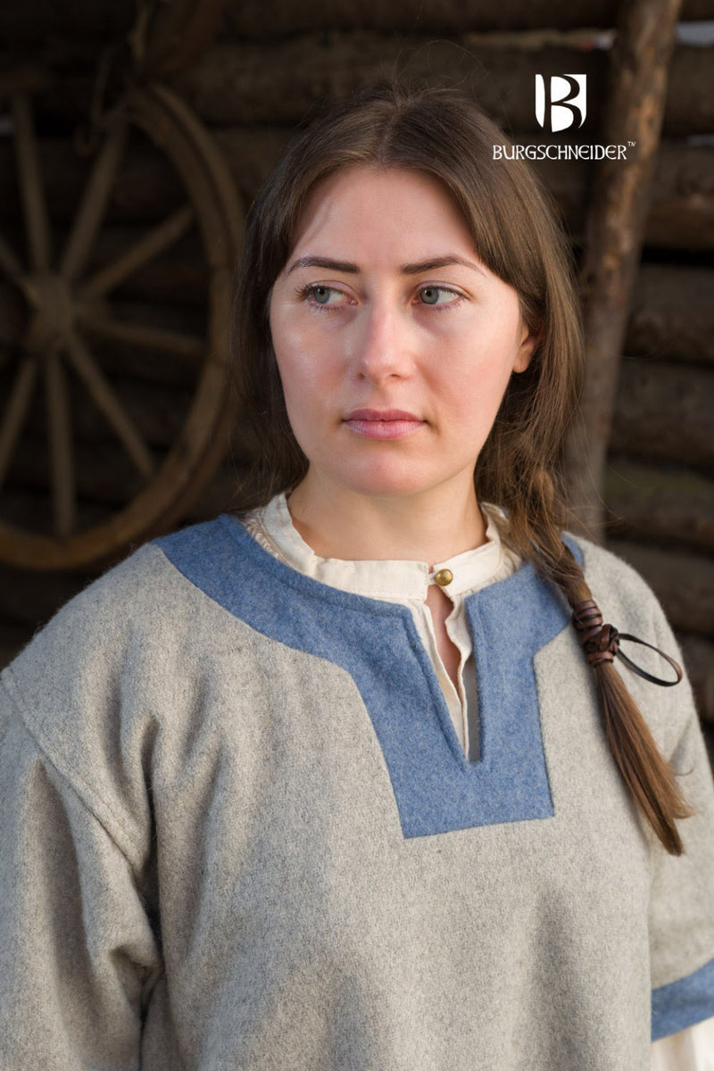 Sukienka Rusvik Viking Luiza, szaro-niebieski