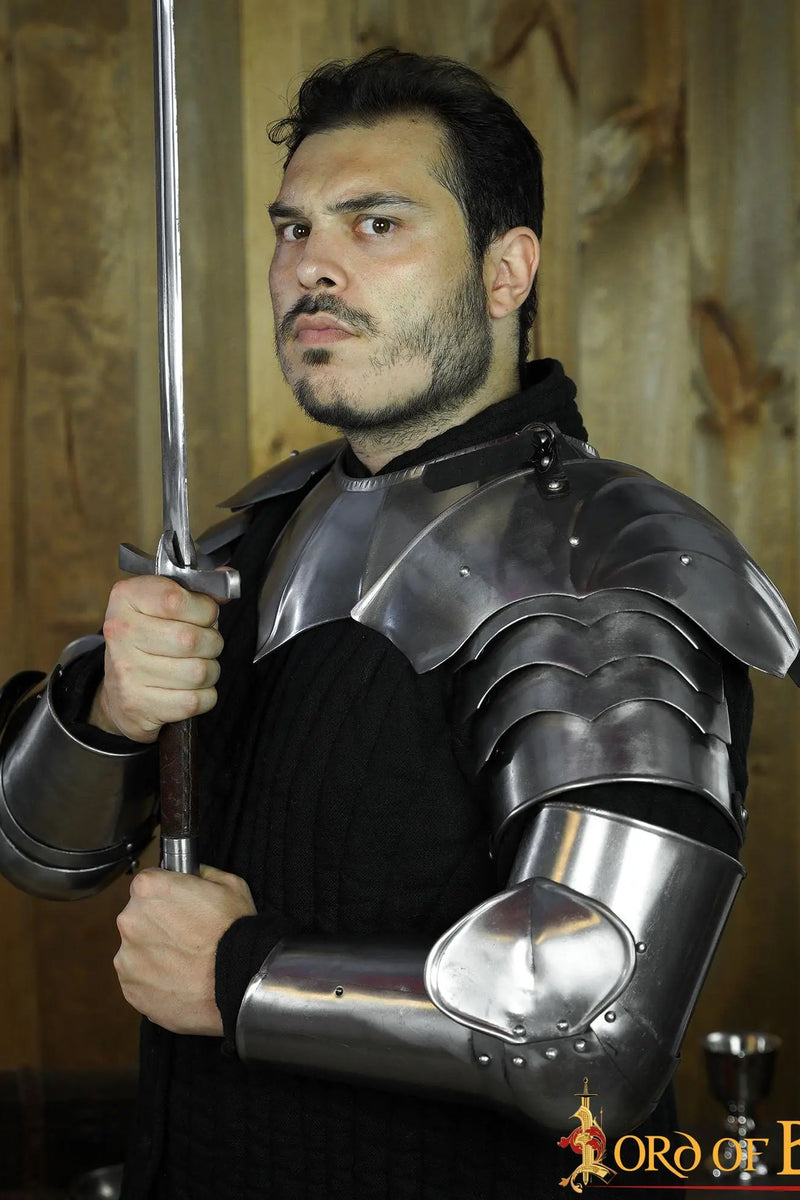 15th century arm armor, vambraces, 1.6 mm