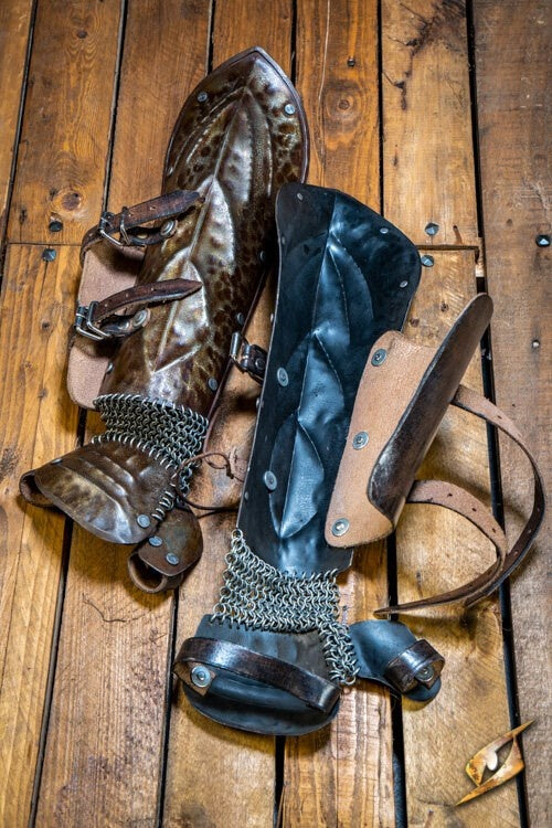 Raider bracers, underarm guards, 1 mm