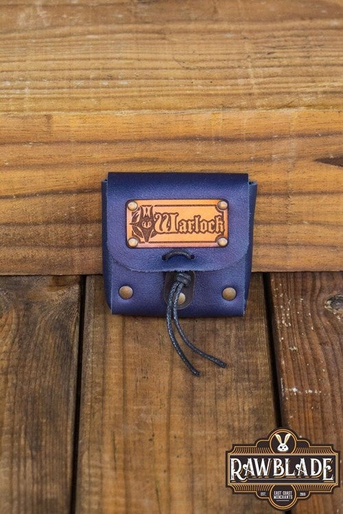 Dice bag met set dobbelstenen Warlock