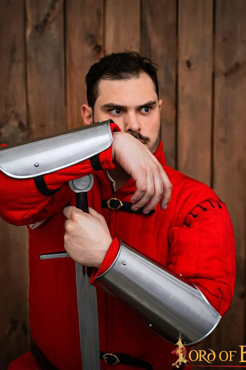 Bracciali italiani del XV secolo, vambrace, 1,2 mm 