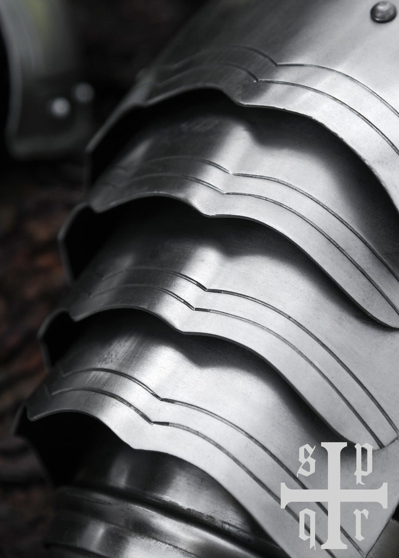 Gotische vambraces, armpantser, 1.6 mm