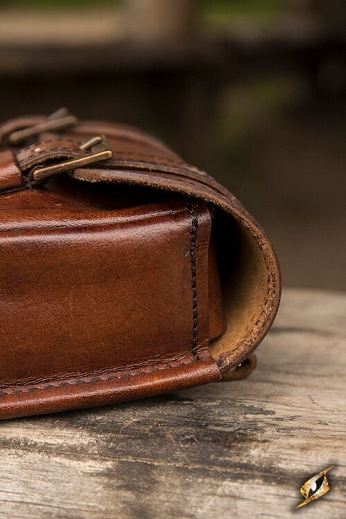 Ledergürtelbeutel Niccola, braun