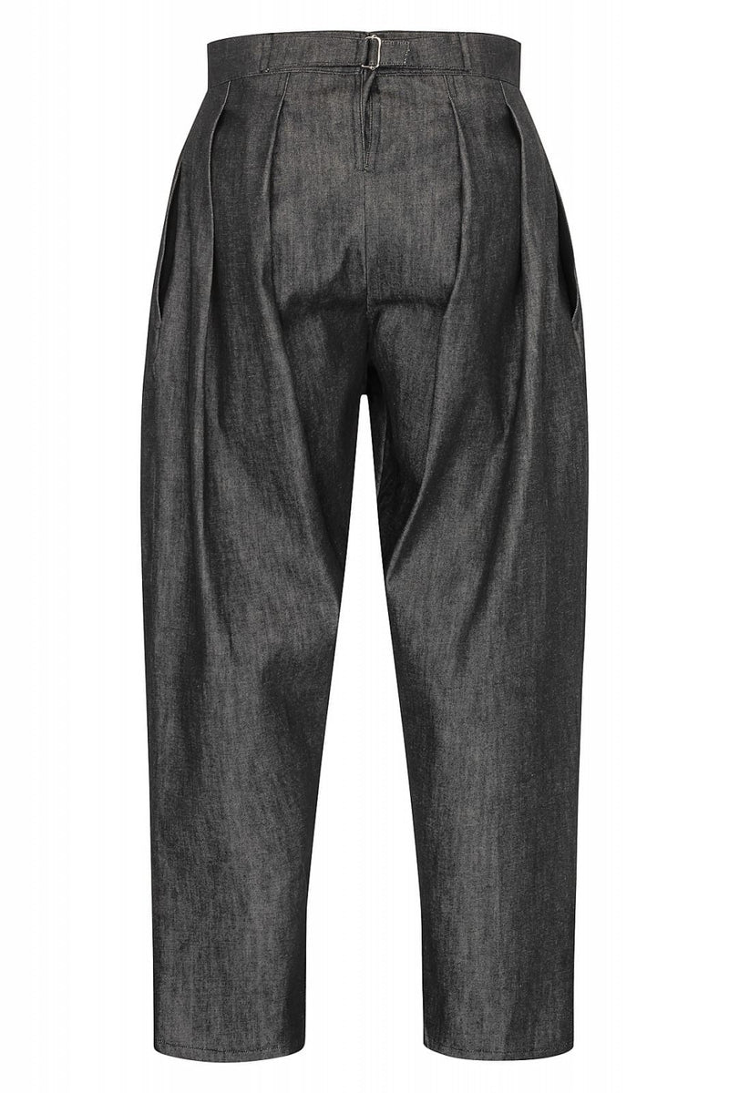 1920 broek Ollie, zwart
