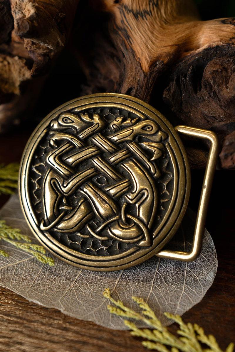 Middeleeuwse gesp keltische honden