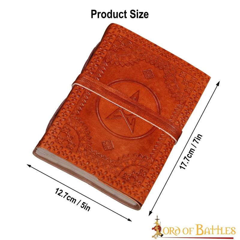 Libro di pelle Pentagramma 