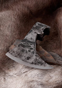 Viking skeggoxhuvud skeggöx, 19 cm, typ B, halvvass 