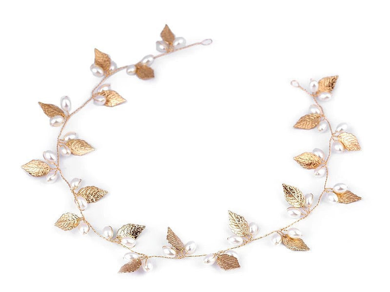 Diadeem met blaadjes