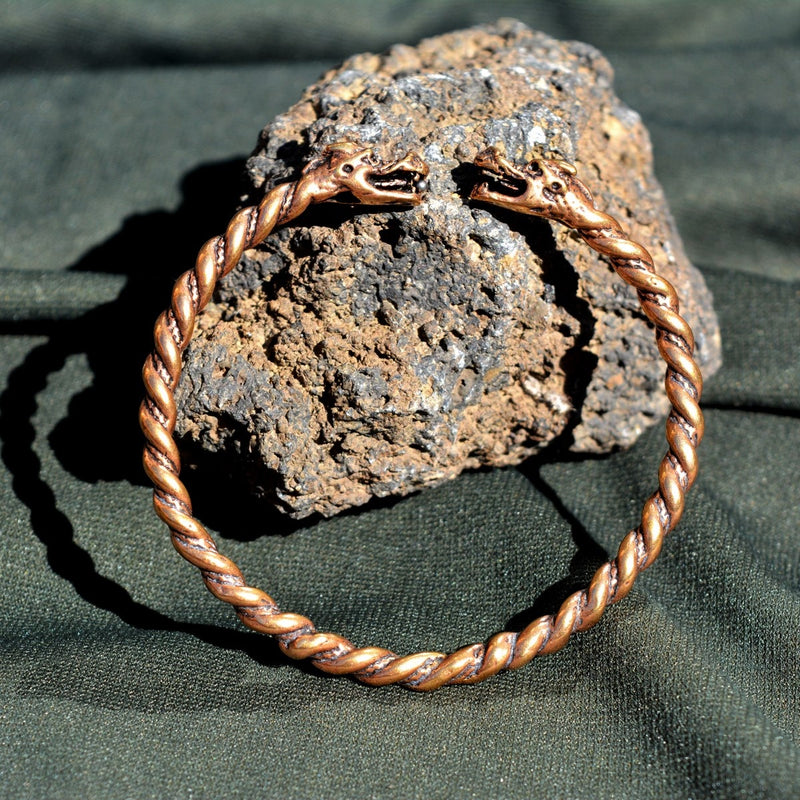 Bracelet de dragon, bronze 