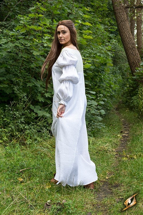 Renesansowa sukienka Lucretia, naturalna