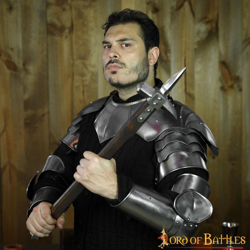 15th century arm armor, vambraces, 1.6 mm