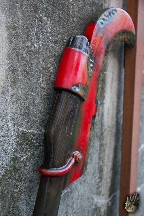 GRV falce arrugginita, rosso 