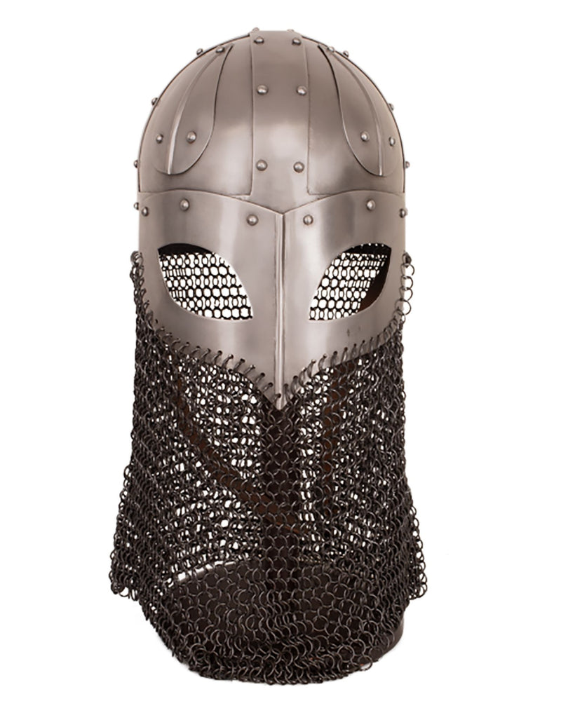 Ulfrik Viking helm met aventail, 1-1.2 mm