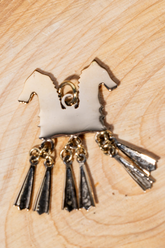 Viking hästhänge, brons 