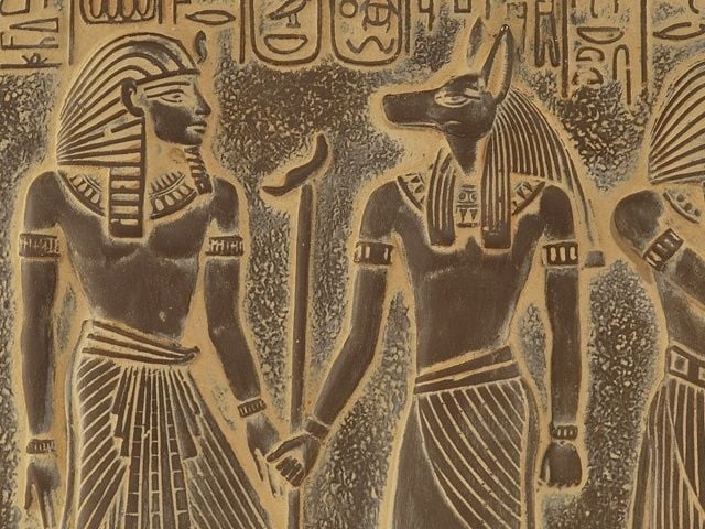 Egyptisch reliëf Luxor