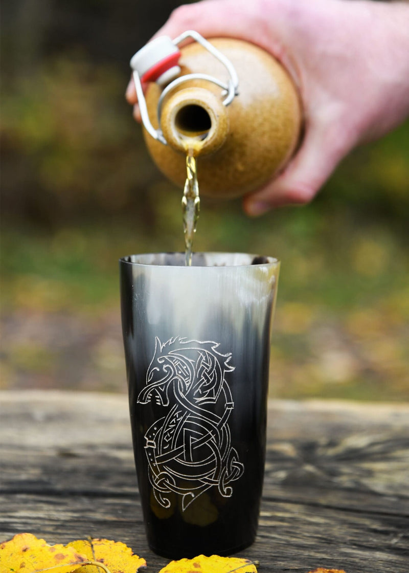 Hoorn drinkbeker Fenrir, 100-200 ml