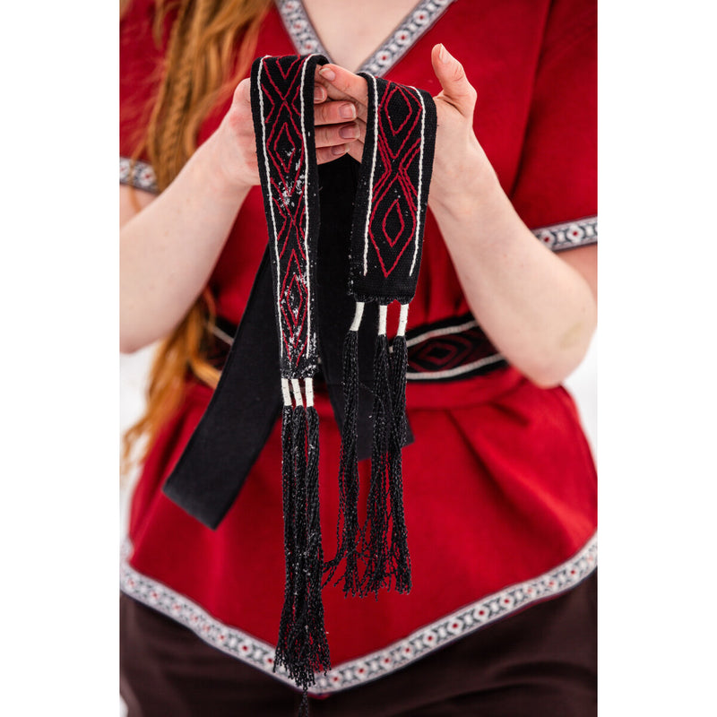 Viking riem Caja, zwart, 235 cm