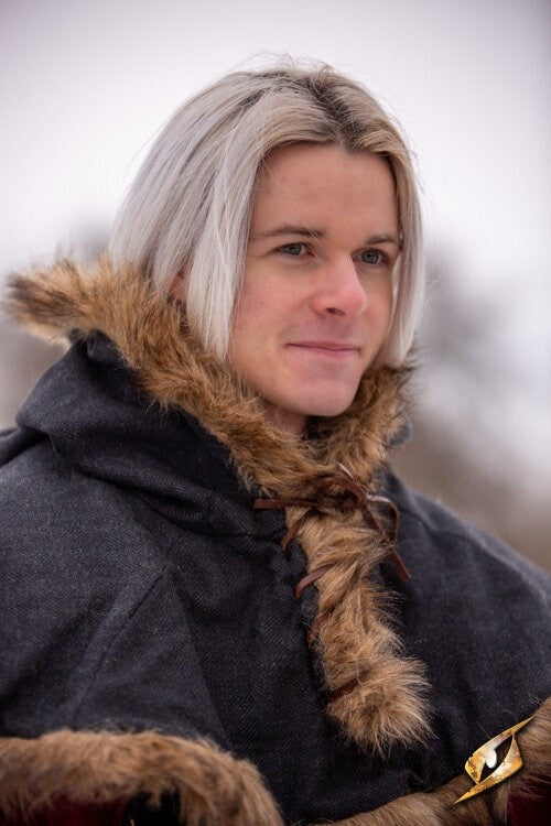 Kaproen Geralt, zwart, wolmix