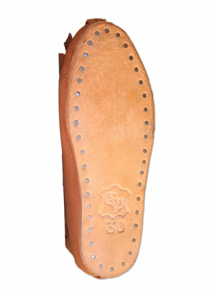 Middeleeuwse kinderschoenen, bruin